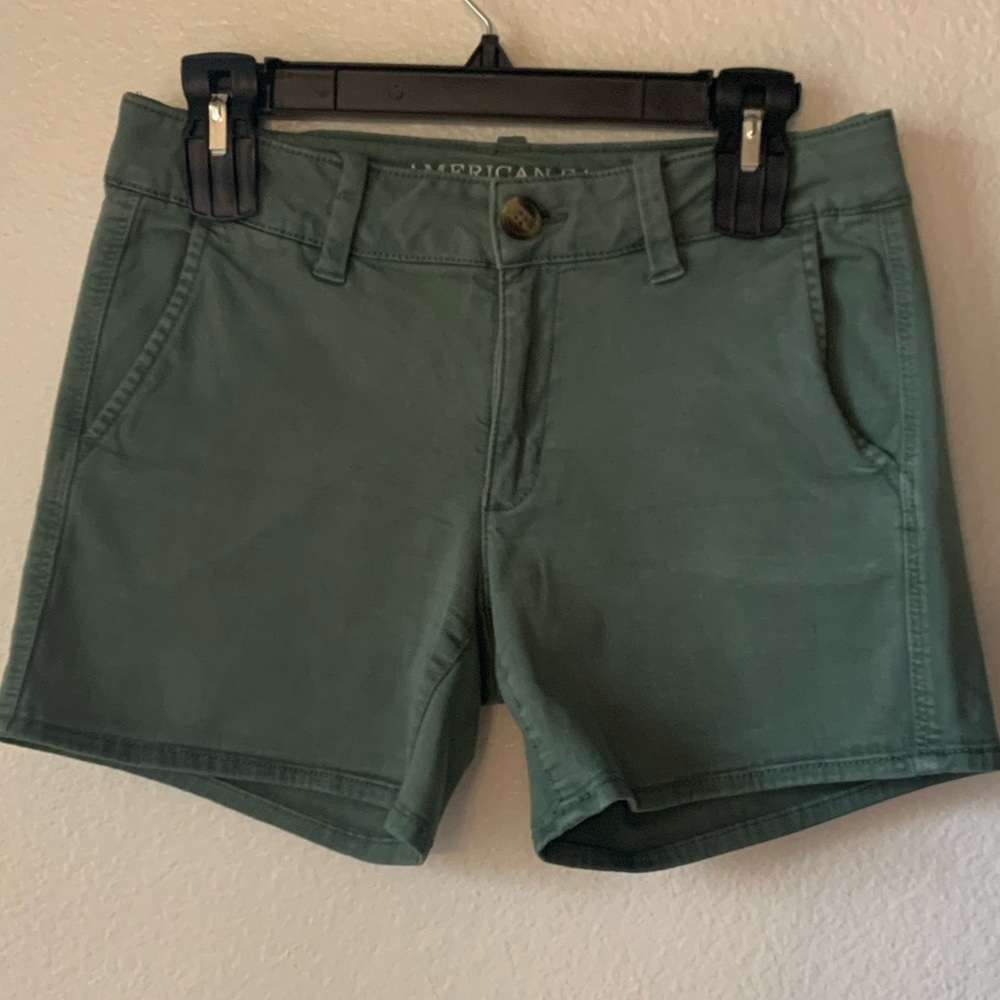 American eagle olive green midi